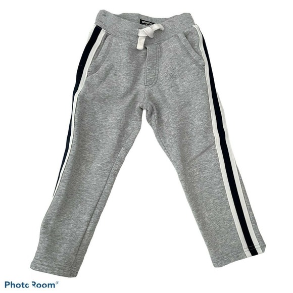 OshKosh B’gosh Sweatpants 4T Gray Boy’s Pockets - Picture 1 of 7